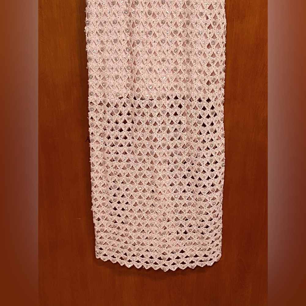 LoveShackFancy Embellished Crocheted Cotton Midi-Dress size 2 - Picture 8 of 15